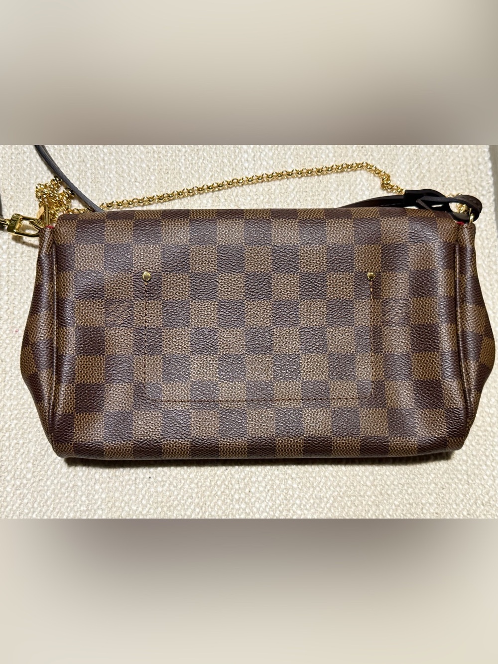 Brown checkered bag - Picture 7 of 7